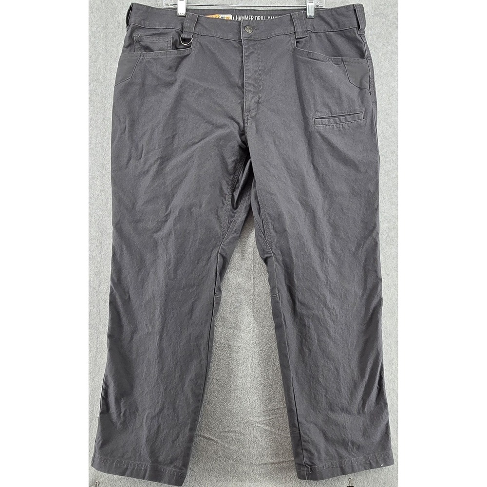 Noble Outfitters Carpenter Pants Mens 40x30" Gray‎ Hammer Drill Canvas Workwear